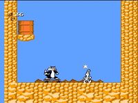 une photo d'Ã©cran de The Bugs Bunny Birthday Blowout sur Nintendo Nes